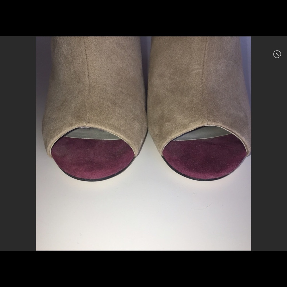 Calvin Klein Mink Suede Gilliane Sandal - Picture 3 of 7